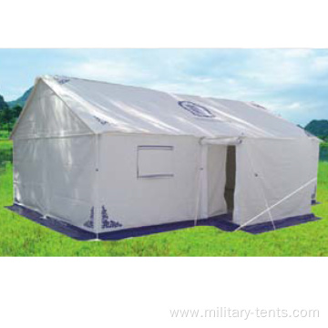 Military tents in the garrison pastoral area